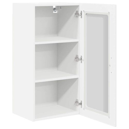 Кухненски шкаф Лъскаво бяло 40 x 31 x 80 см Инженерно дърво