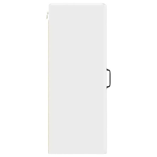 Кухненски шкаф с рафт 2 pcs Лъскаво бяло 30 x 31 x 80 см