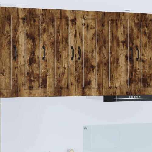 Кухненски шкаф 2 pcs Димян дъб 30 x 31 x 80 см Инженерно дърво