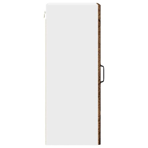 Кухненски шкаф с рафт с врата 2 pcs Старо дърво 30 x 31 x 80 см