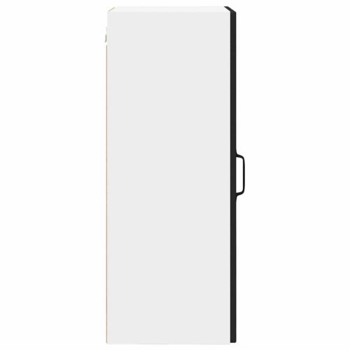 Кухненски шкаф с рафт Черно 40 x 31 x 80 см Инженерно дърво