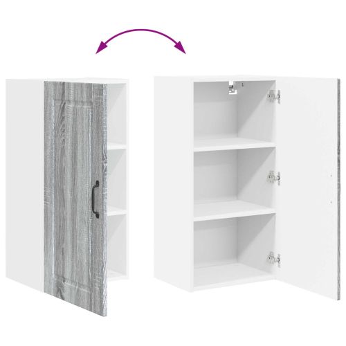 Кухненски шкаф Сив Сонома 40 x 31 x 80 см Инженерно дърво