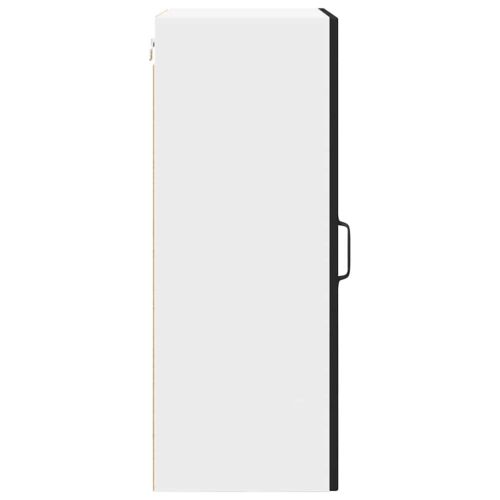 Кухненски шкаф с рафт Черно 50 x 31 x 80 см Инженерно дърво