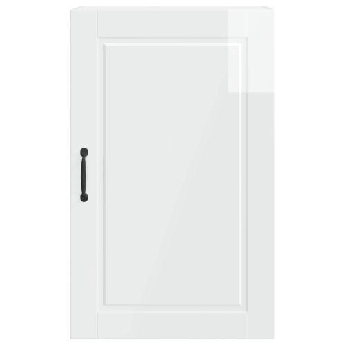 Кухненски шкаф Лъскаво бяло 50 x 31 x 80 см Инженерно дърво