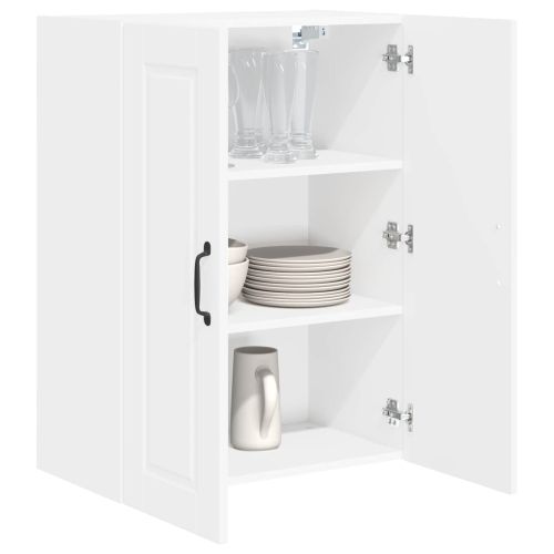 Кухненски шкаф с рафт Бяло 60 x 31 x 80 см Инженерно дърво