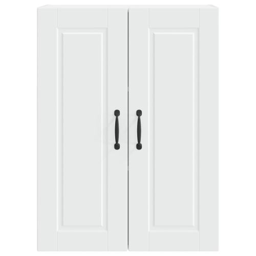 Кухненски шкаф с рафт Бяло 60 x 31 x 80 см Инженерно дърво