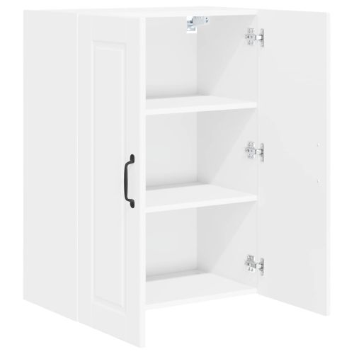 Кухненски шкаф с рафт Бяло 60 x 31 x 80 см Инженерно дърво