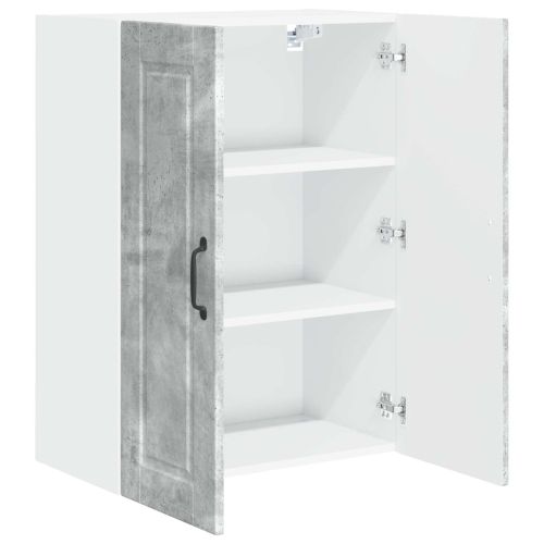 Кухненски шкаф Циментено сиво 60 x 31 x 80 см Инженерно дърво