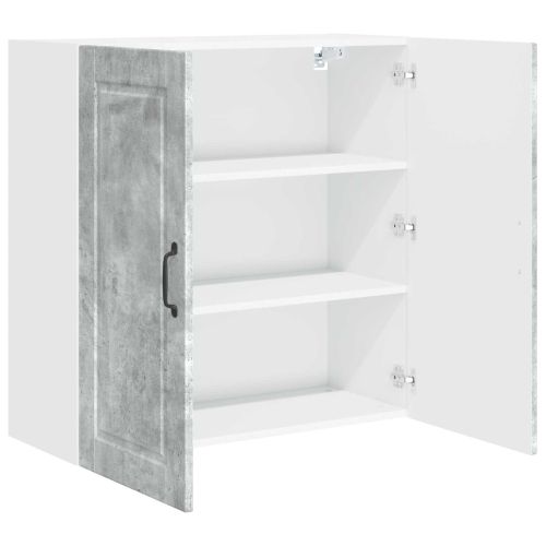 Кухненски шкаф Циментено сиво 80 x 31 x 80 см Инженерно дърво