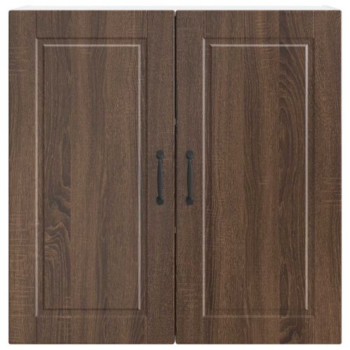 Кухненски шкаф с рафт Кафяв дъб 80 x 31 x 80 см Инженерно дърво