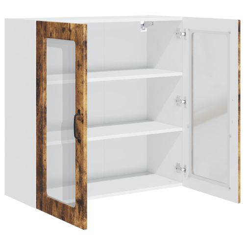 Кухненски шкаф с рафт Димян дъб 80 x 31 x 80 см Инженерно дърво