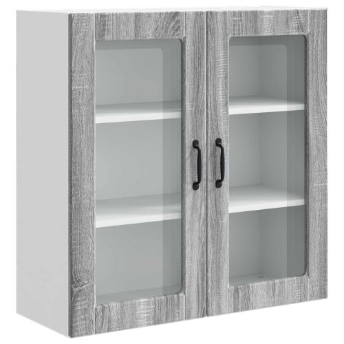 Кухненски шкаф Сив Сонома 80 x 31 x 80 см Инженерно дърво