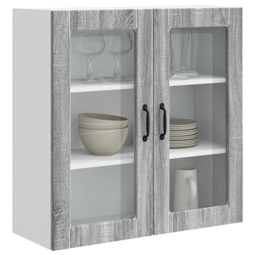 Кухненски шкаф Сив Сонома 80 x 31 x 80 см Инженерно дърво