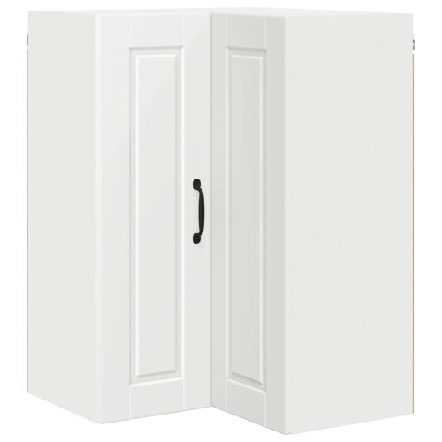 Кухненски шкаф с рафт Бяло 57 x 57 x 80 см Инженерно дърво