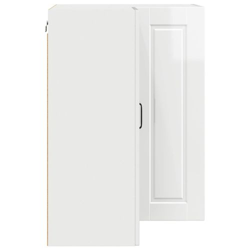 Кухненски шкаф Лъскаво бяло 57 x 57 x 80 см Инженерно дърво