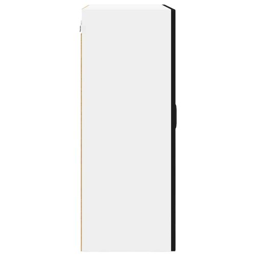 Кухненски шкаф с рафт Черно 60 x 31 x 80 см Инженерно дърво