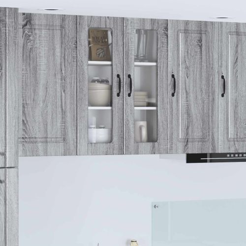 Кухненски шкаф Сив Сонома 60 x 31 x 80 см Инженерно дърво