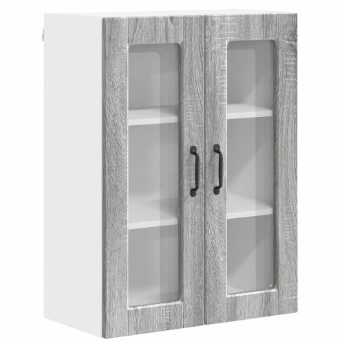 Кухненски шкаф Сив Сонома 60 x 31 x 80 см Инженерно дърво