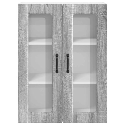 Кухненски шкаф Сив Сонома 60 x 31 x 80 см Инженерно дърво