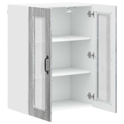 Кухненски шкаф Сив Сонома 60 x 31 x 80 см Инженерно дърво