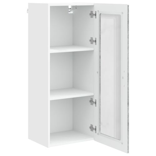 Кухненски шкаф Циментено сиво 40 x 31 x 100 см Инженерно дърво