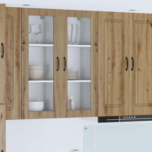 Кухненски шкаф с рафт Дъб 40 x 31 x 100 см Инженерно дърво