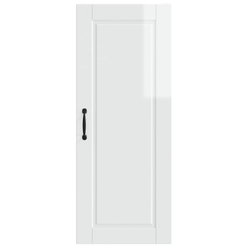 Кухненски шкаф Лъскаво бяло 40 x 31 x 100 см Инженерно дърво