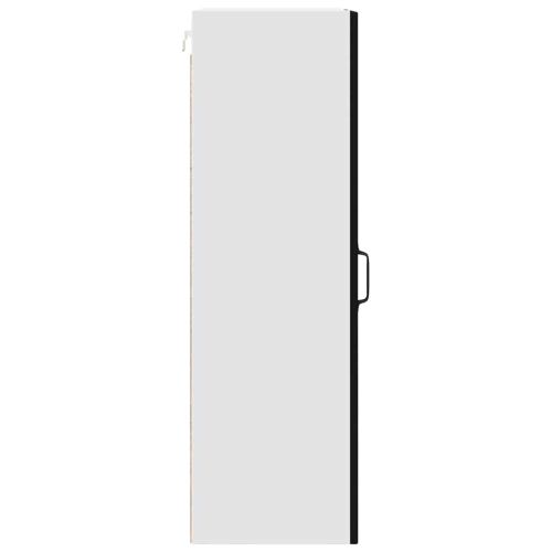 Кухненски шкаф с рафт Черно 50 x 31 x 100 см Инженерно дърво