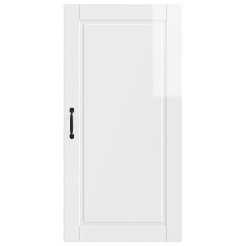 Кухненски шкаф Лъскаво бяло 50 x 31 x 100 см Инженерно дърво