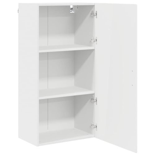 Кухненски шкаф Лъскаво бяло 50 x 31 x 100 см Инженерно дърво