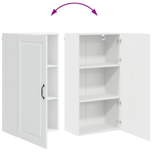 Кухненски шкаф Лъскаво бяло 50 x 31 x 100 см Инженерно дърво