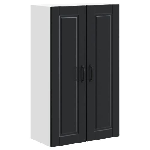 Кухненски шкаф с рафт Черно 60 x 31 x 100 см Инженерно дърво