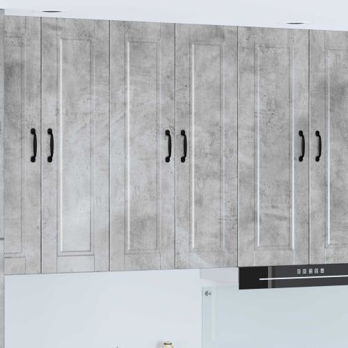 Кухненски шкаф Циментено сиво 60 x 31 x 100 см Инженерно дърво