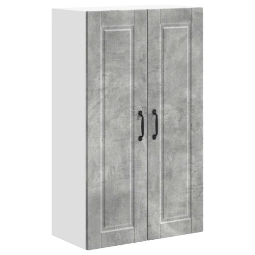 Кухненски шкаф Циментено сиво 60 x 31 x 100 см Инженерно дърво