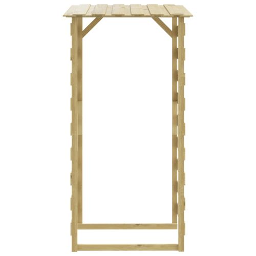 Перголи с покриви 4 бр 100x90x200 см импрегнирано борово дърво