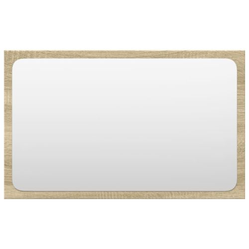 Комплект шкафове за баня от 4 части дъб сонома инженерно дърво