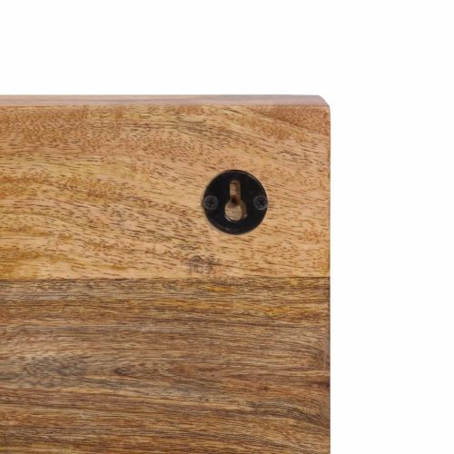 Стенна закачалка с 5 куки манго масивно дърво