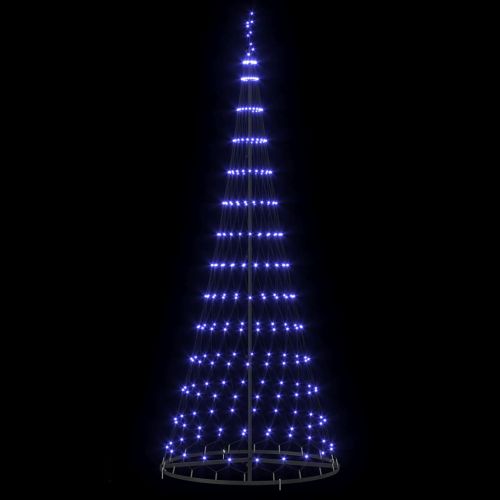 LED Коледна Елха с 295 LED светодиода Синьо 250 cm Метал
