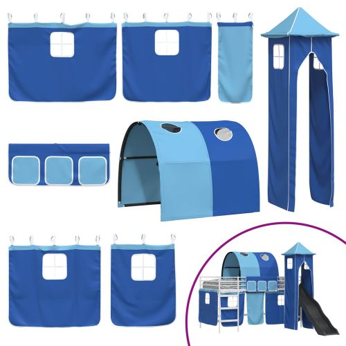 Бял и син 90 x 200 cm