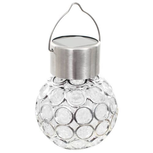 Висящи соларни лампи 8 бр LED светлини RGB