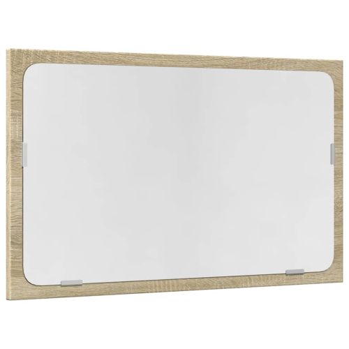 Комплект мебели за баня от 2 части, дъб сонома, инженерно дърво