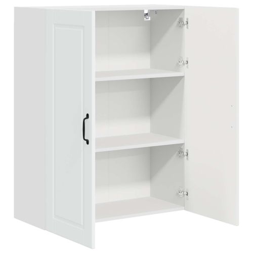 Кухненски шкаф с рафт Бяло 80 x 31 x 100 см Инженерно дърво