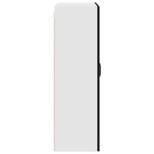 Кухненски шкаф с рафт Черно 80 x 31 x 100 см Инженерно дърво