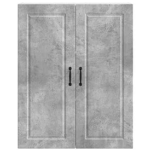 Кухненски шкаф Циментено сиво 80 x 31 x 100 см Инженерно дърво