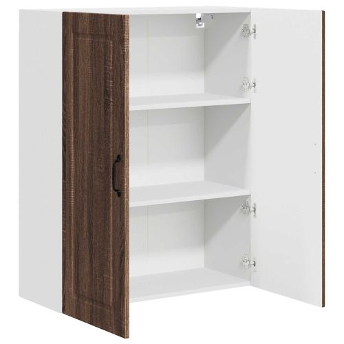 Кухненски шкаф Кафяв дъб 80 x 31 x 100 см Инженерно дърво