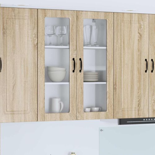 Кухненски шкаф Сонома дъб 80 x 31 x 100 см Инженерно дърво