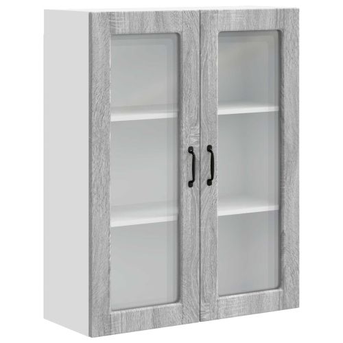 Кухненски шкаф Сив Сонома 80 x 31 x 100 см Инженерно дърво