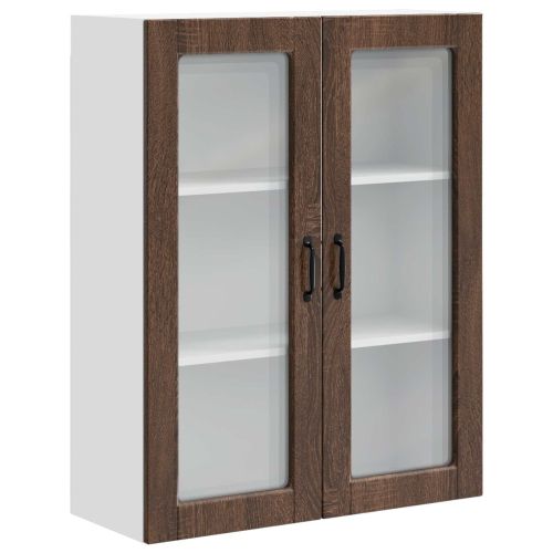 Кухненски шкаф Кафяв дъб 80 x 31 x 100 см Инженерно дърво