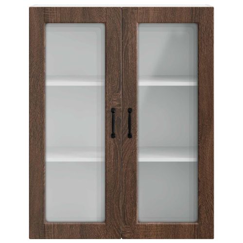 Кухненски шкаф Кафяв дъб 80 x 31 x 100 см Инженерно дърво