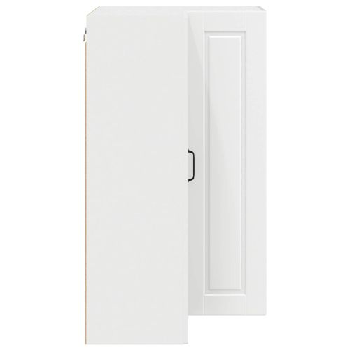 Кухненски шкаф с рафт Бяло 57 x 57 x 100 см Инженерно дърво